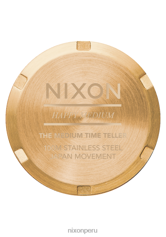 mirar educacion fisica Nixon cajero de tiempo medio todo oro 86XRT224