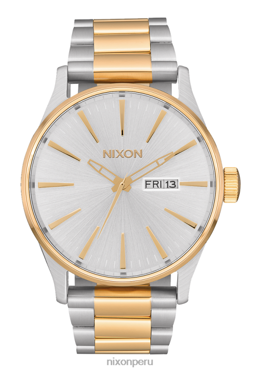 mirar educacion fisica Nixon centinela de acero inoxidable oro plateado 86XRT7