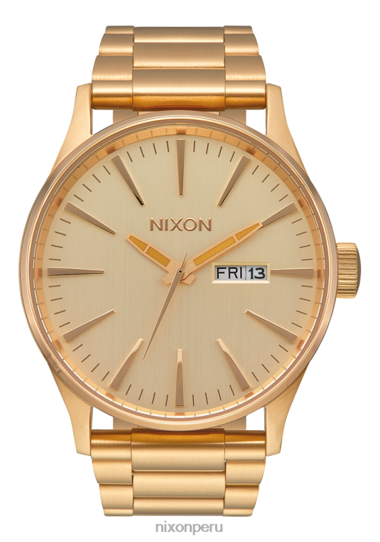 mirar educacion fisica Nixon centinela de acero inoxidable todo oro 86XRT2
