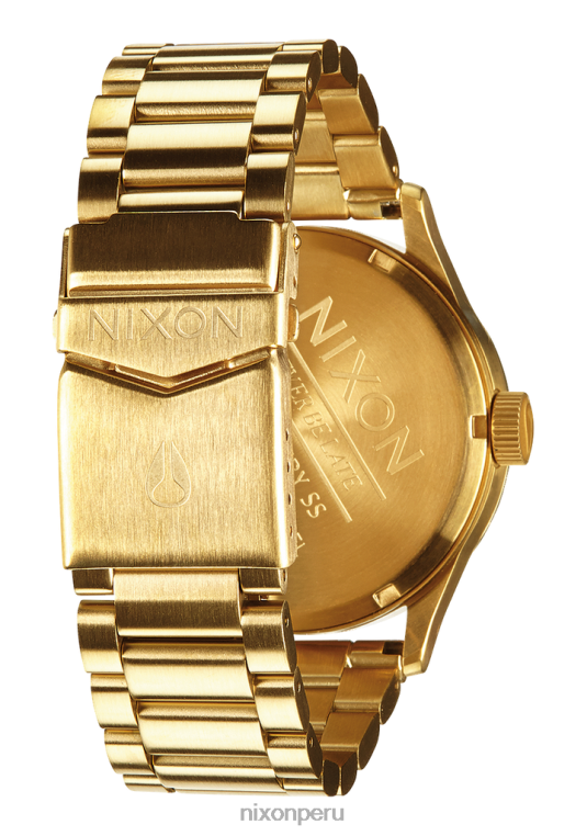 mirar educacion fisica Nixon centinela de acero inoxidable todo oro 86XRT2