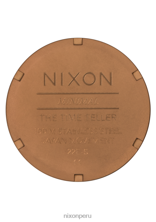 mirar educacion fisica Nixon contador de tiempo bronce/negro 86XRT47
