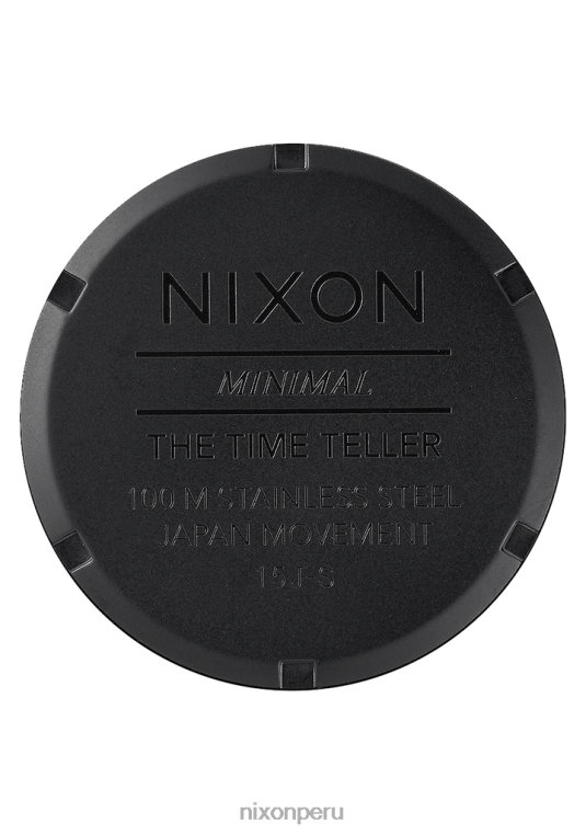 mirar educacion fisica Nixon contador de tiempo negro mate/oro 86XRT37