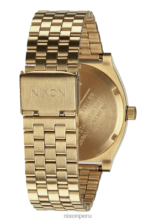 mirar educacion fisica Nixon contador de tiempo oro claro/blanco vintage 86XRT44