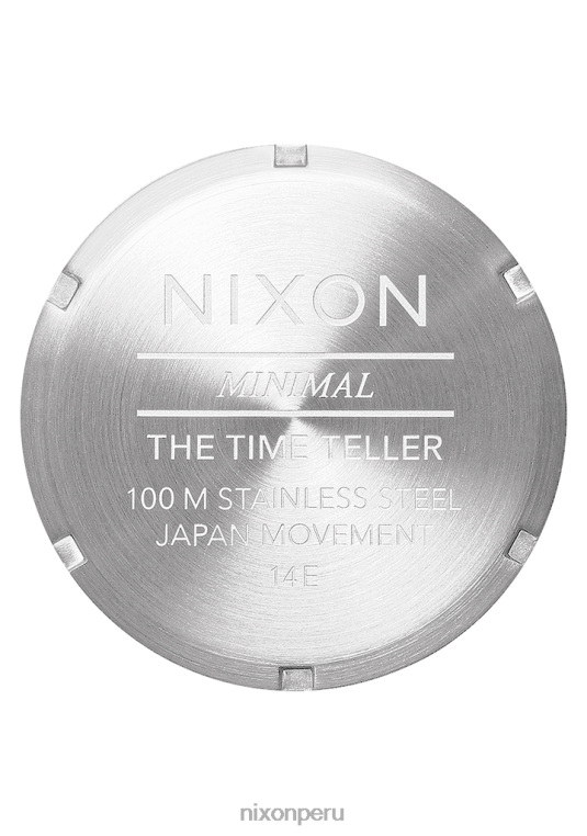 mirar educacion fisica Nixon contador de tiempo oro plateado 86XRT43