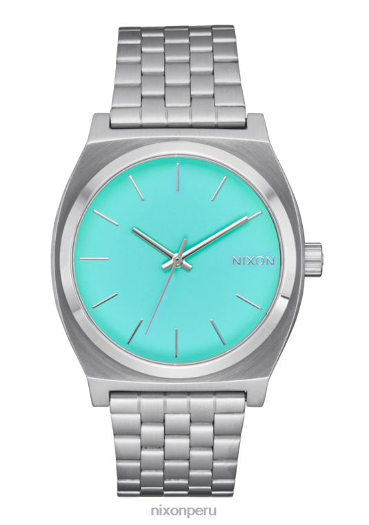 mirar educacion fisica Nixon contador de tiempo plata/turquesa 86XRT38