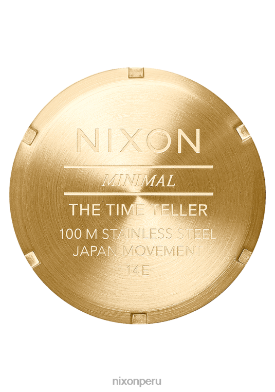 mirar educacion fisica Nixon contador de tiempo todo oro/oro 86XRT31