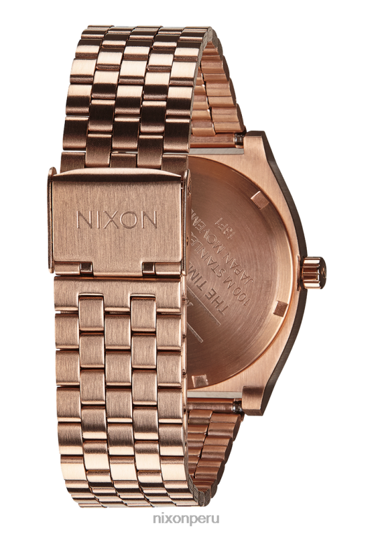 mirar educacion fisica Nixon contador de tiempo todo oro rosa 86XRT40