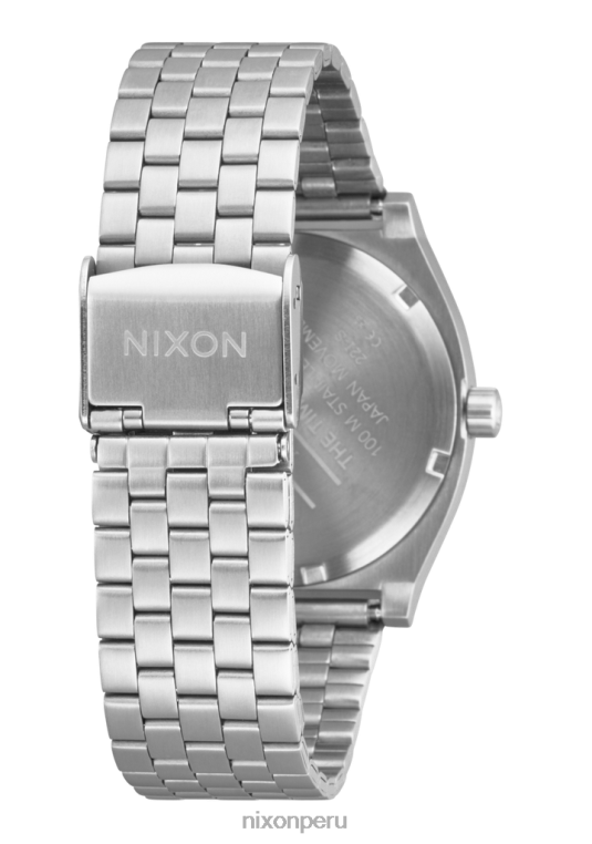 mirar educacion fisica Nixon contador de tiempo todo plateado 86XRT34