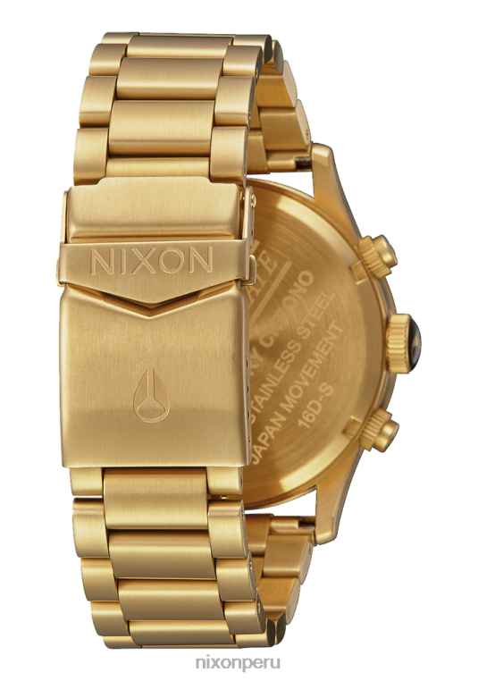mirar educacion fisica Nixon crono centinela todo dorado/negro 86XRT75