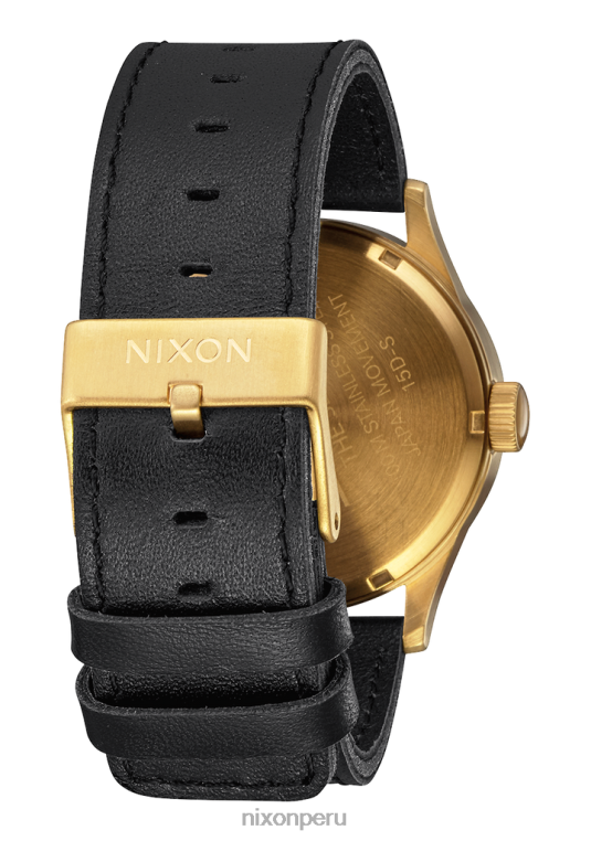mirar educacion fisica Nixon cuero centinela oro/negro 86XRT53