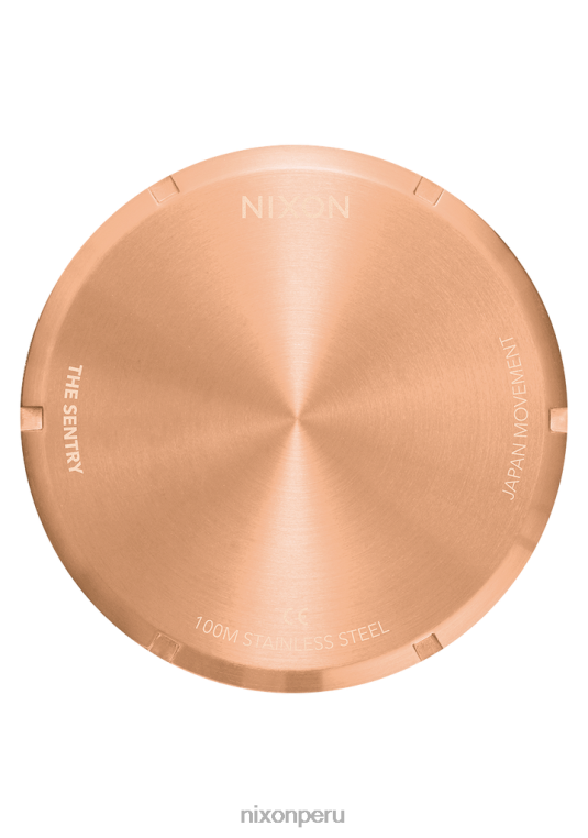 mirar educacion fisica Nixon cuero centinela oro rosa/bronce/marrón 86XRT51
