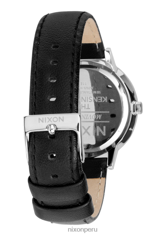 mirar educacion fisica Nixon cuero kensington negro 86XRT237