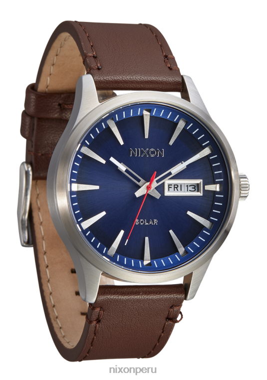 mirar educacion fisica Nixon cuero solar centinela azul marino rayos de sol/plata 86XRT95