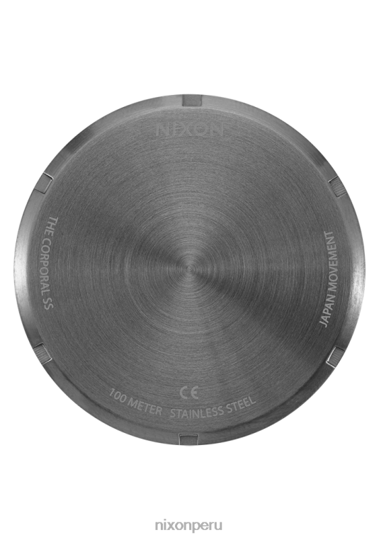 mirar educacion fisica Nixon cuerpos de acero inoxidable negro mate/bronce mate 86XRT65