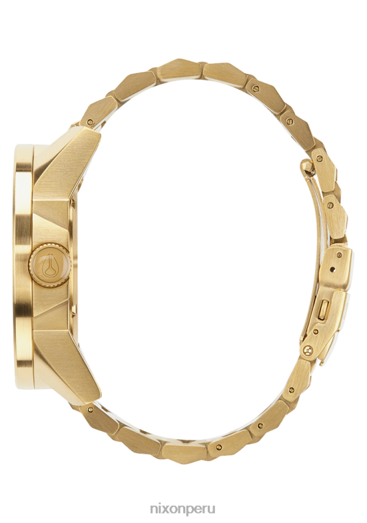 mirar educacion fisica Nixon cuerpos de acero inoxidable todo dorado/negro 86XRT68