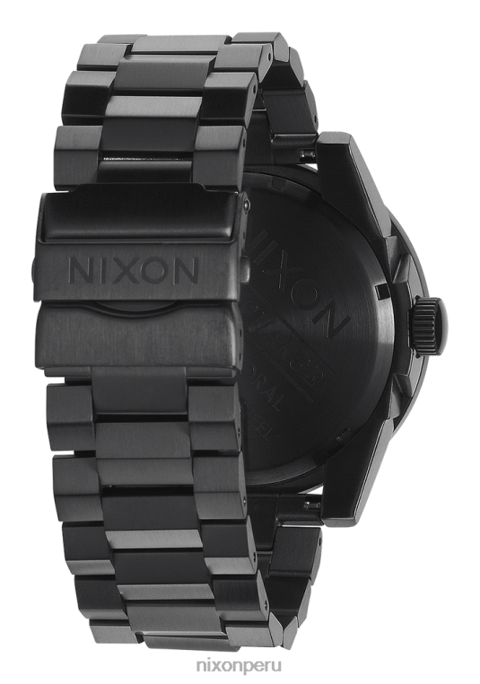 mirar educacion fisica Nixon cuerpos de acero inoxidable todo negro 86XRT63