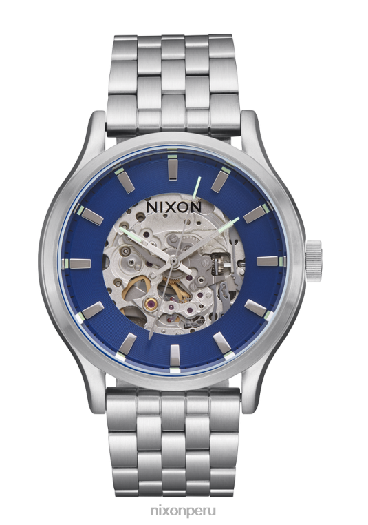 mirar educacion fisica Nixon espectros azul marino rayos de sol/plata 86XRT121