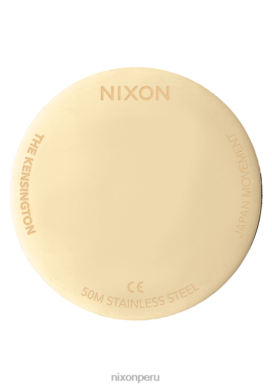 mirar educacion fisica Nixon kensington oro claro/blanco vintage 86XRT232
