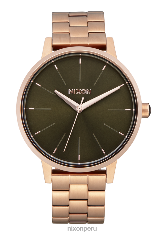 mirar educacion fisica Nixon kensington oro rosa/rayo de sol oliva 86XRT233