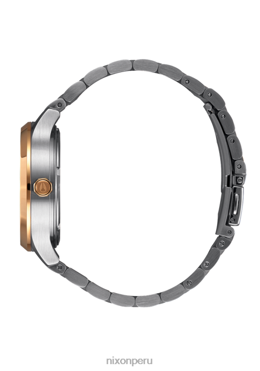 mirar educacion fisica Nixon optimista oro plateado 86XRT242