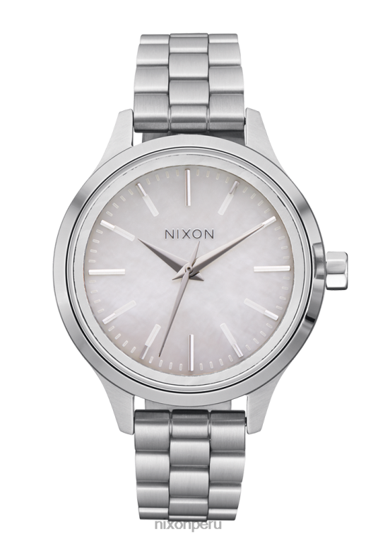 mirar educacion fisica Nixon optimista plata/nácar 86XRT244