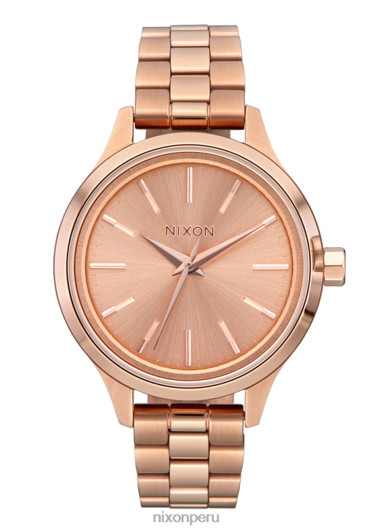 mirar educacion fisica Nixon optimista todo oro rosa 86XRT245