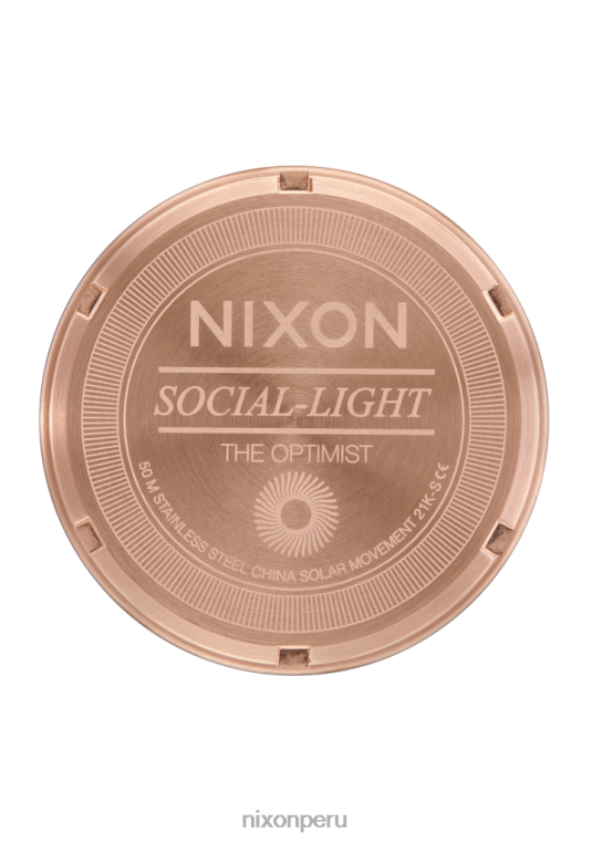 mirar educacion fisica Nixon optimista todo oro rosa 86XRT245