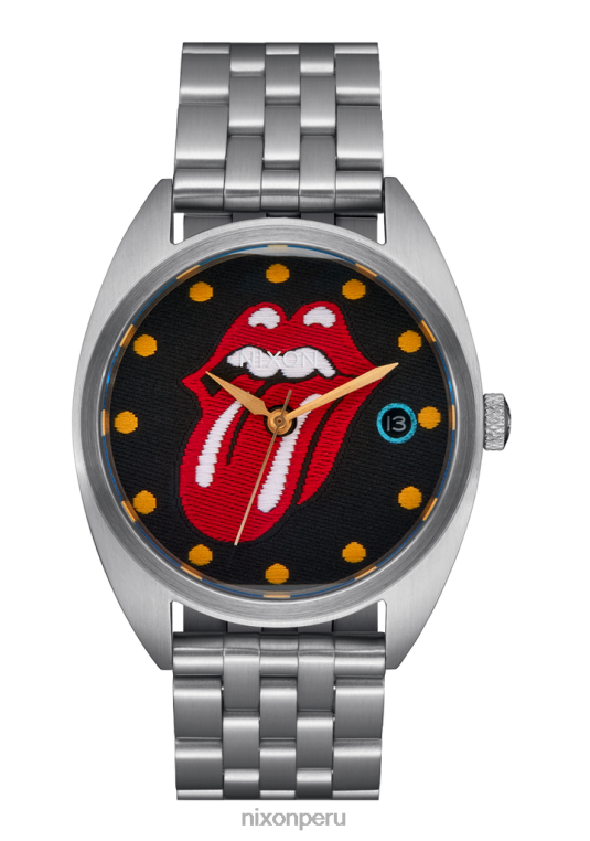 mirar educacion fisica Nixon primacía de los Rolling Stones negro plata 86XRT134