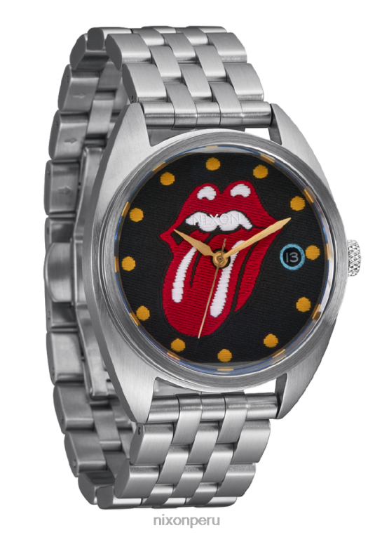mirar educacion fisica Nixon primacía de los Rolling Stones negro plata 86XRT134