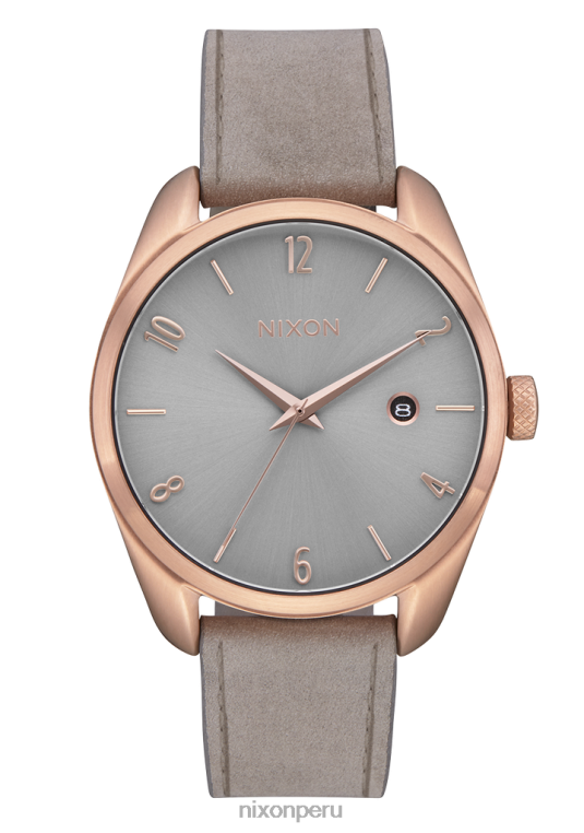 mirar educacion fisica Nixon thalia cuero rayo de sol gris/oro rosa/gris 86XRT258