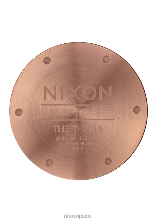 mirar educacion fisica Nixon thalia cuero rayo de sol gris/oro rosa/gris 86XRT258
