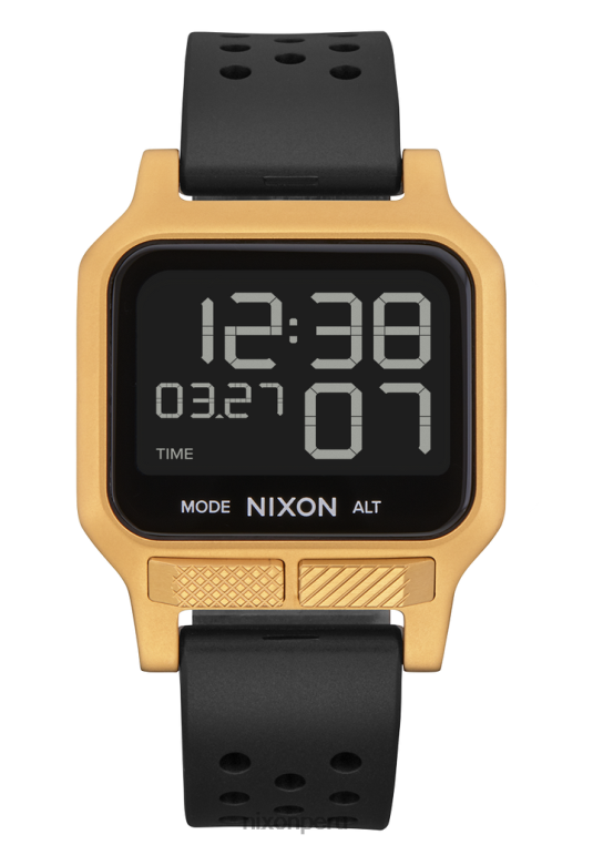 mirar educacion fisica Nixon calor oro/negro 86XRT166