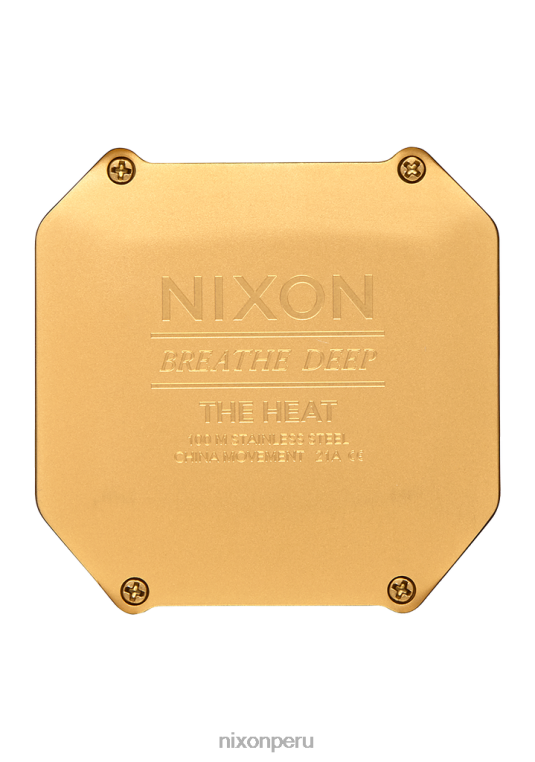 mirar educacion fisica Nixon calor oro/negro 86XRT166