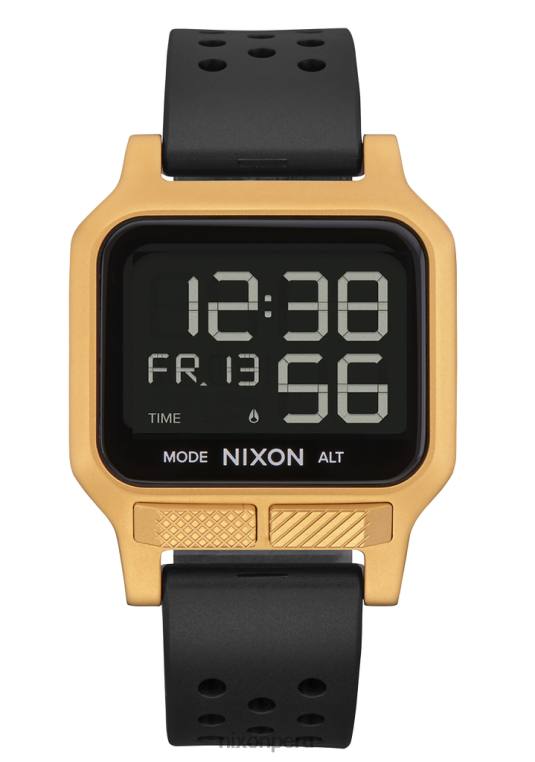 mirar educacion fisica Nixon calor oro/negro 86XRT166