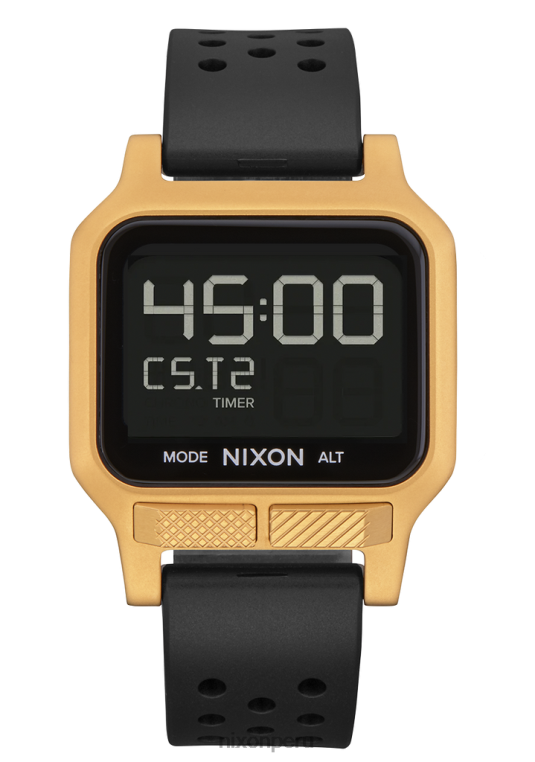 mirar educacion fisica Nixon calor oro/negro 86XRT166
