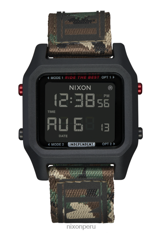 mirar educacion fisica Nixon grapa independiente negro/camuflaje 86XRT216