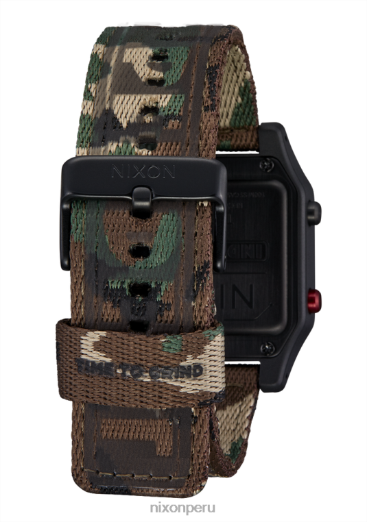 mirar educacion fisica Nixon grapa independiente negro/camuflaje 86XRT216