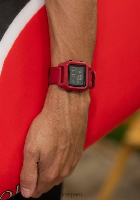mirar educacion fisica Nixon grapa rojo 86XRT141