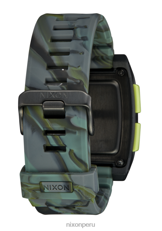 mirar educacion fisica Nixon marea base pro camuflaje verde 86XRT178