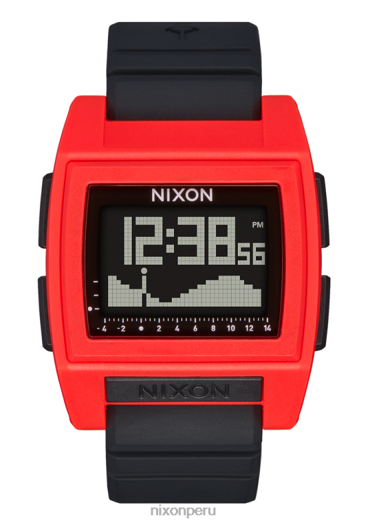 mirar educacion fisica Nixon marea base pro negro rojo 86XRT182