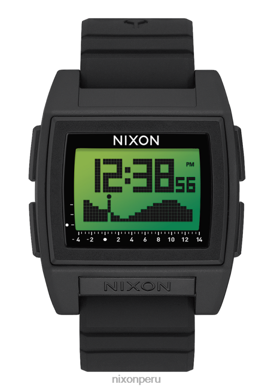 mirar educacion fisica Nixon marea base pro positivo negro/verde 86XRT176
