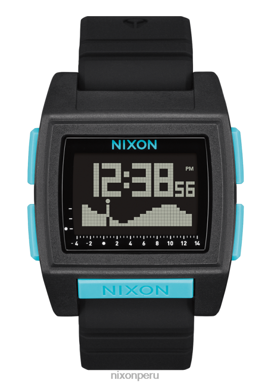 mirar educacion fisica Nixon marea base pro todo negro/azul 86XRT181