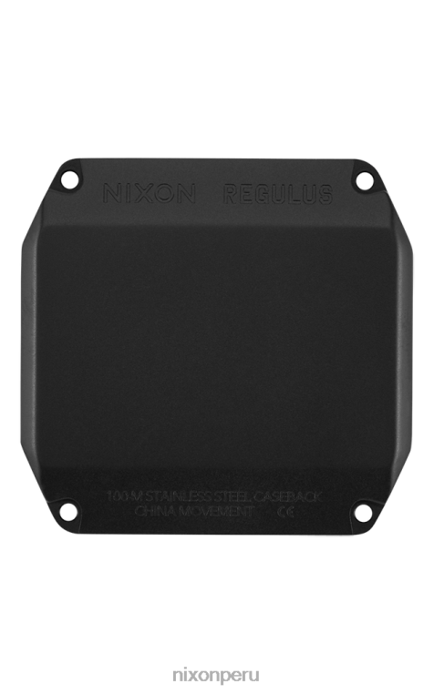 mirar educacion fisica Nixon régulo negro/plata 86XRT159