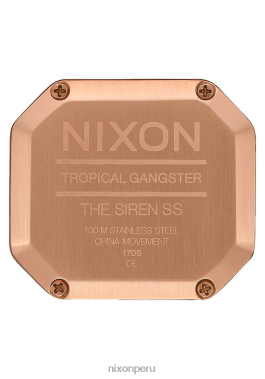mirar educacion fisica Nixon sirena de acero inoxidable oro rosa/mármol rosa 86XRT211