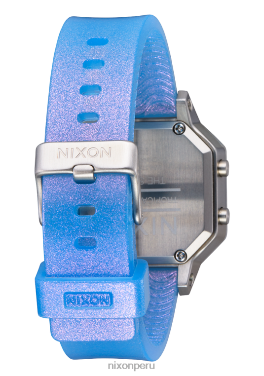 mirar educacion fisica Nixon sirena de acero inoxidable plata/iridiscente 86XRT210
