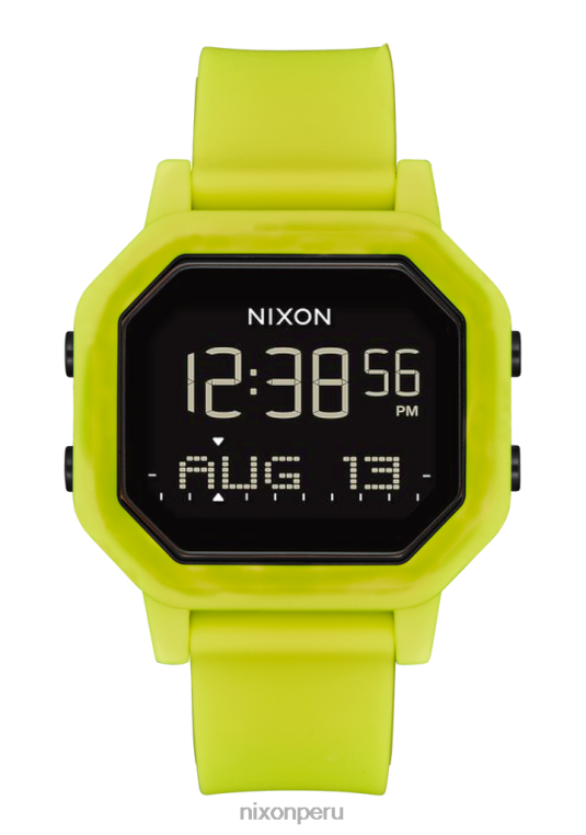 mirar educacion fisica Nixon sirena limón/negro 86XRT189