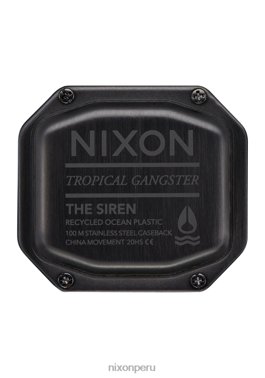 mirar educacion fisica Nixon sirena limón/negro 86XRT189