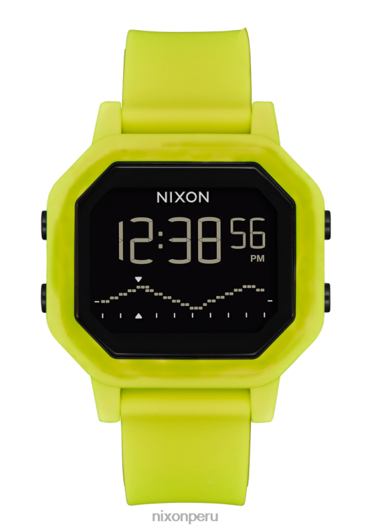 mirar educacion fisica Nixon sirena limón/negro 86XRT189