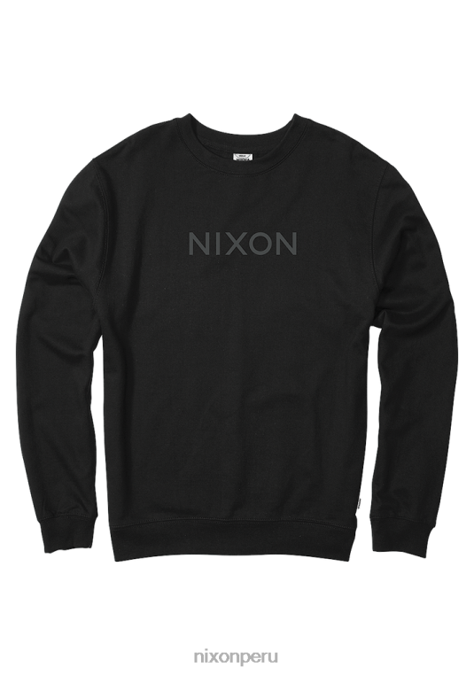ropa educacion fisica Nixon sudadera con logo bordado negro 86XRT460