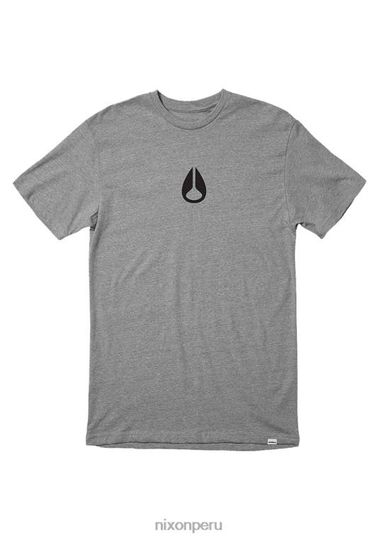 ropa educacion fisica Nixon camiseta alas gris jaspeado oscuro 86XRT482